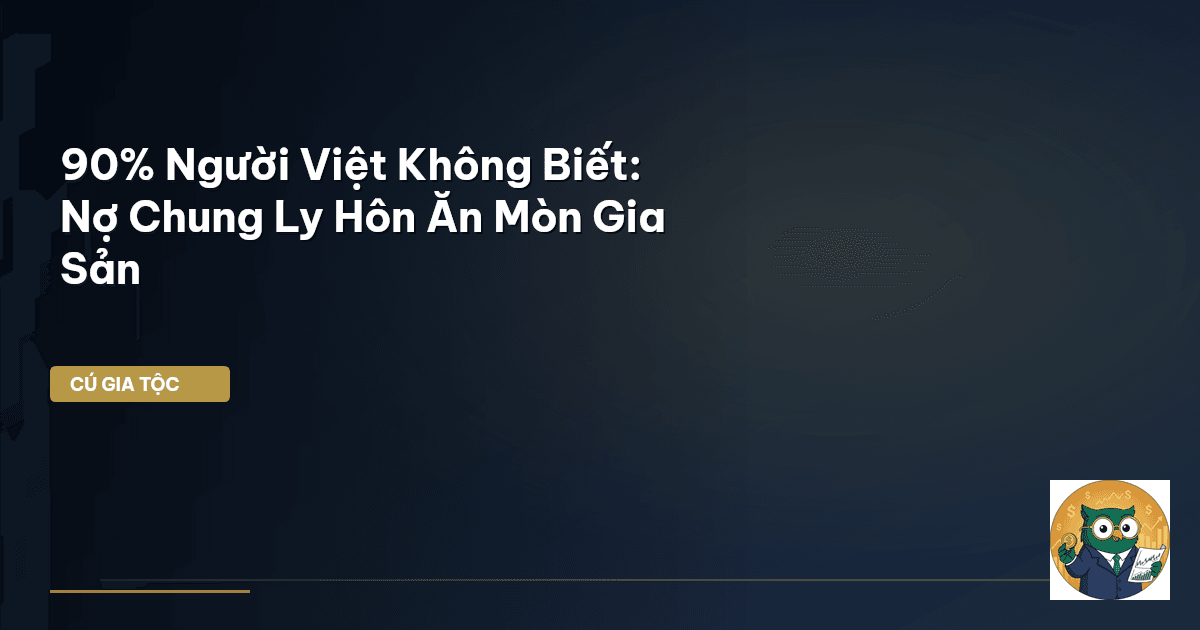 nợ chung khi ly hôn