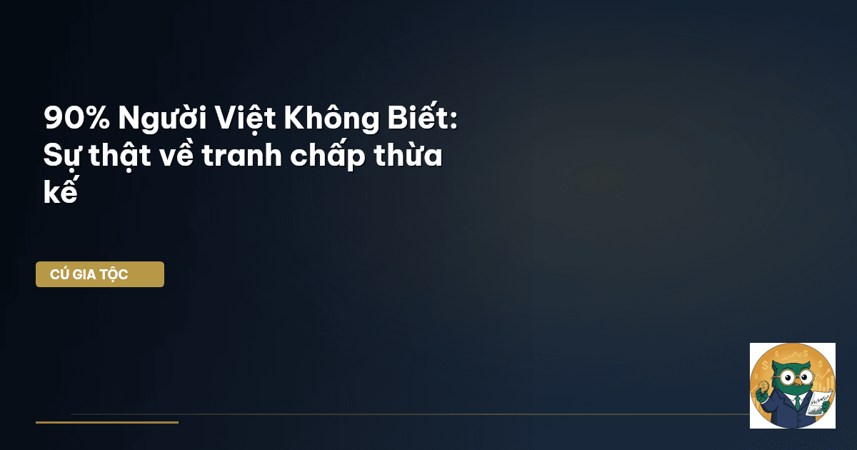 tranh chấp thừa kế