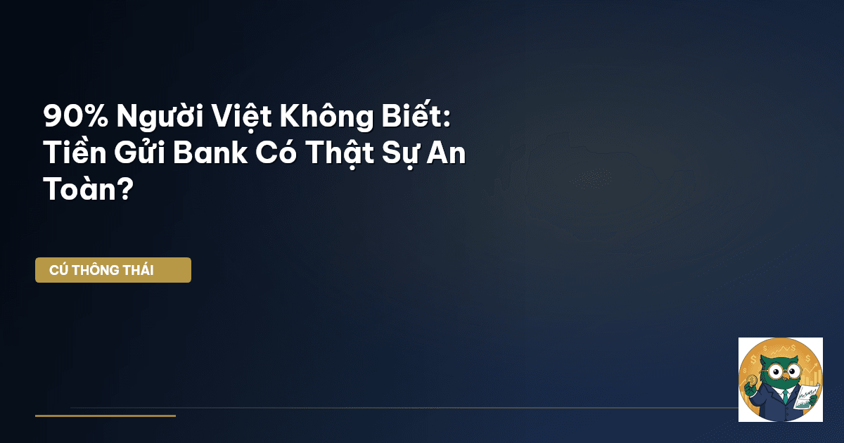 90% Người Việt Không Biết: Tiền Gửi Bank Có Thật Sự An Toàn?