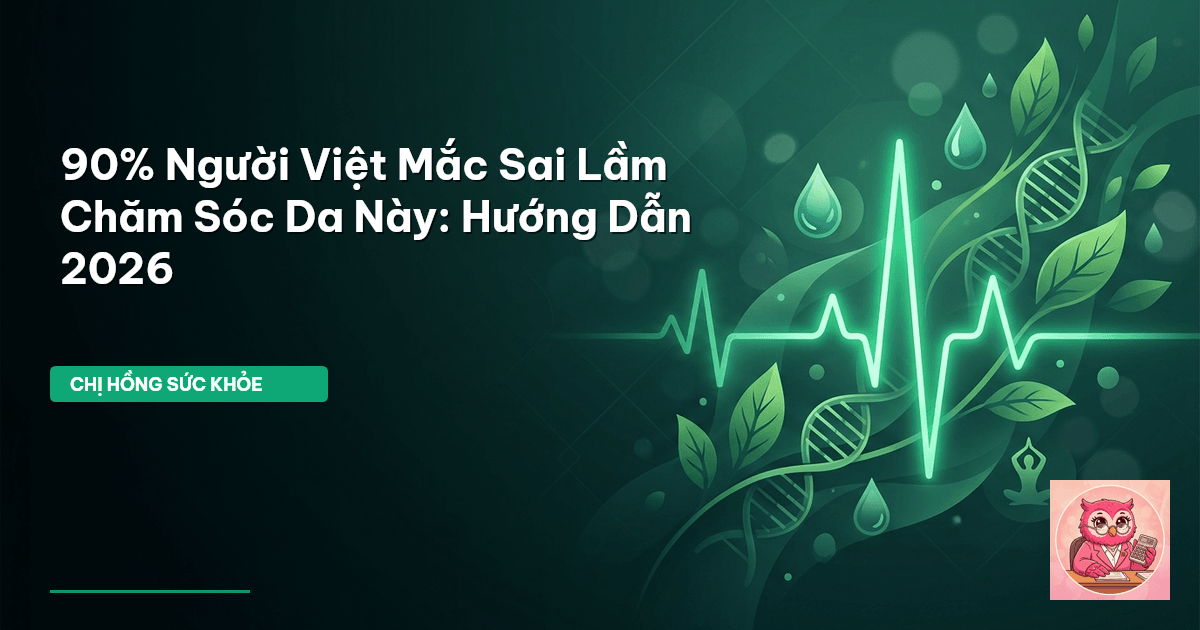 sai lầm chăm sóc da