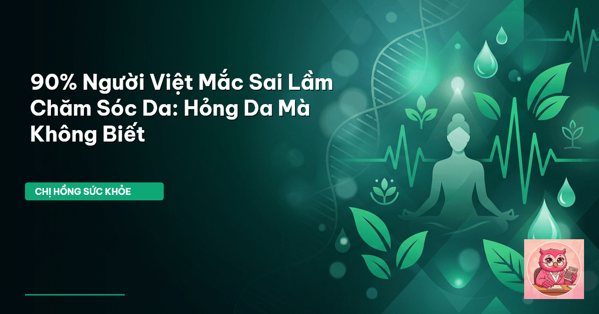 sai lầm chăm sóc da