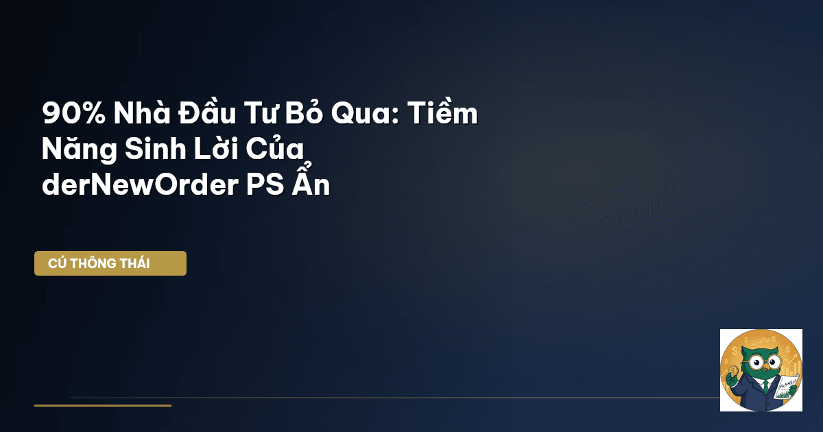 90% Nhà Đầu Tư Bỏ Qua: Tiềm Năng Sinh Lời Của derNewOrder PS Ẩn