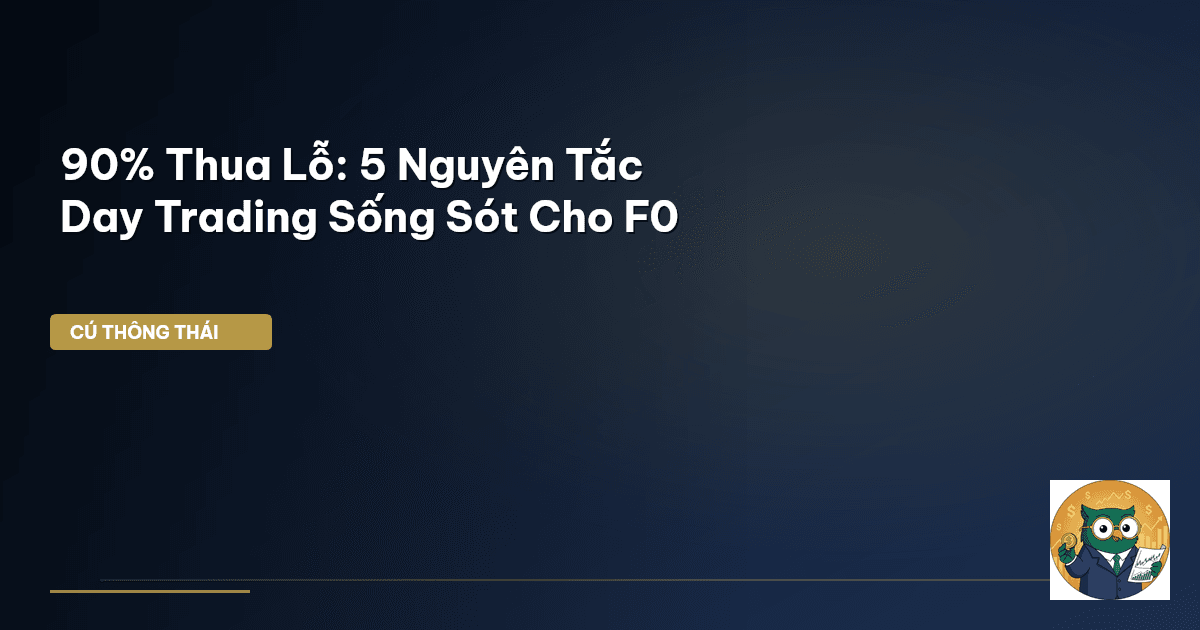90% Thua Lỗ: 5 Nguyên Tắc Day Trading Sống Sót Cho F0