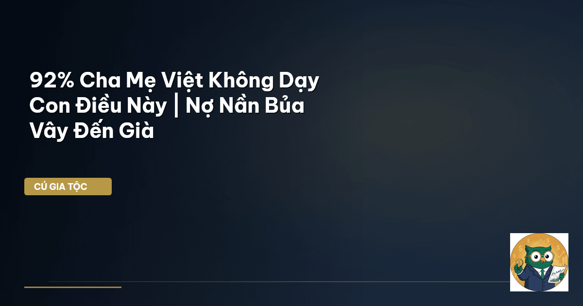 dạy con chi tiêu