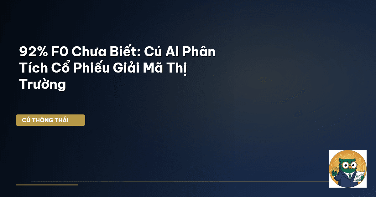 92% F0 Chưa Biết: Cú AI Phân Tích Cổ Phiếu Giải Mã Thị Trường