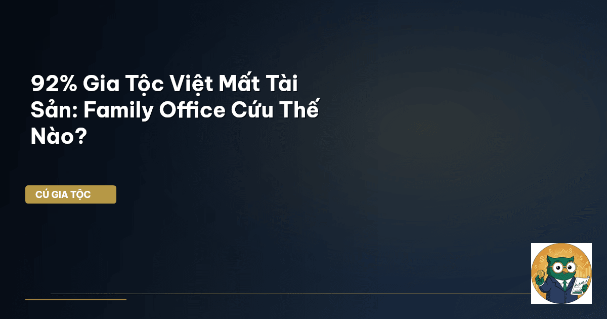 92% Gia Tộc Việt Mất Tài Sản: Family Office Cứu Thế Nào?