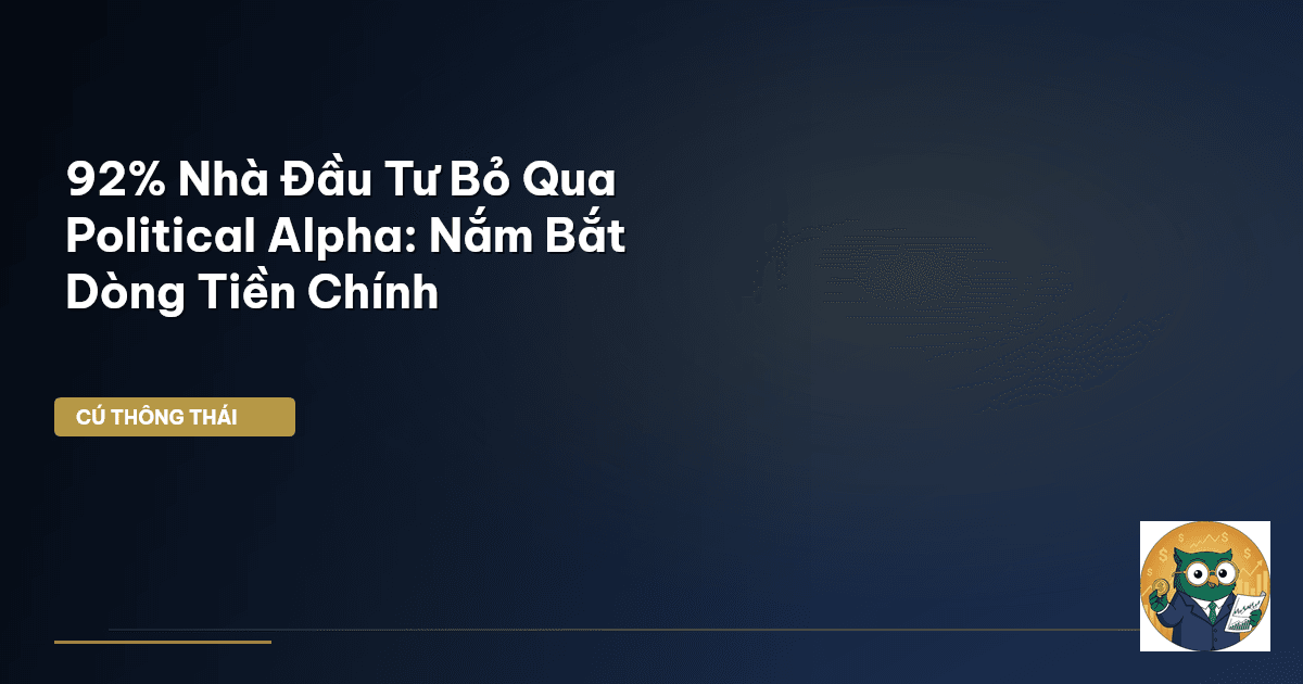 92% Nhà Đầu Tư Bỏ Qua Political Alpha: Nắm Bắt Dòng Tiền Chính