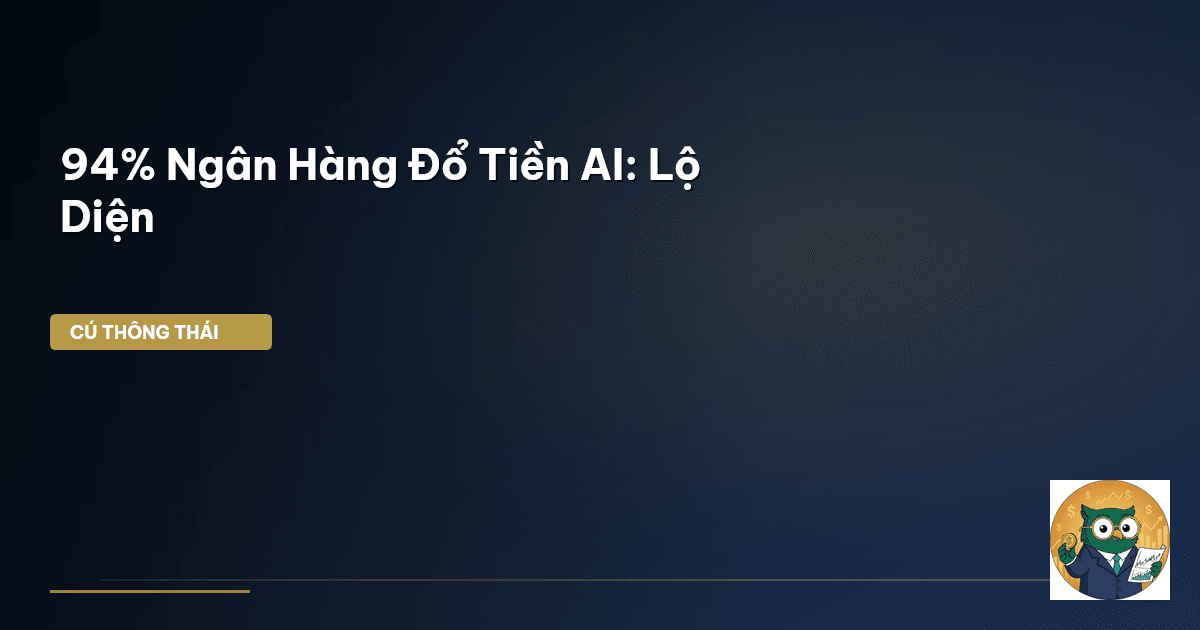 94% Ngân Hàng Đổ Tiền AI: Lộ Diện