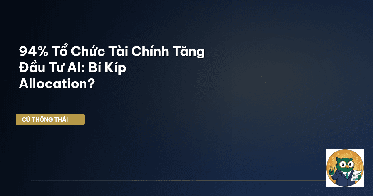 94% Tổ Chức Tài Chính Tăng Đầu Tư AI: Bí Kíp Allocation?