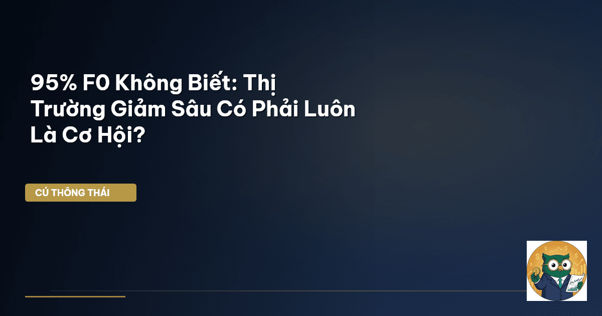 95% F0 Không Biết: Thị Trường Giảm Sâu Có Phải Luôn Là Cơ Hội?