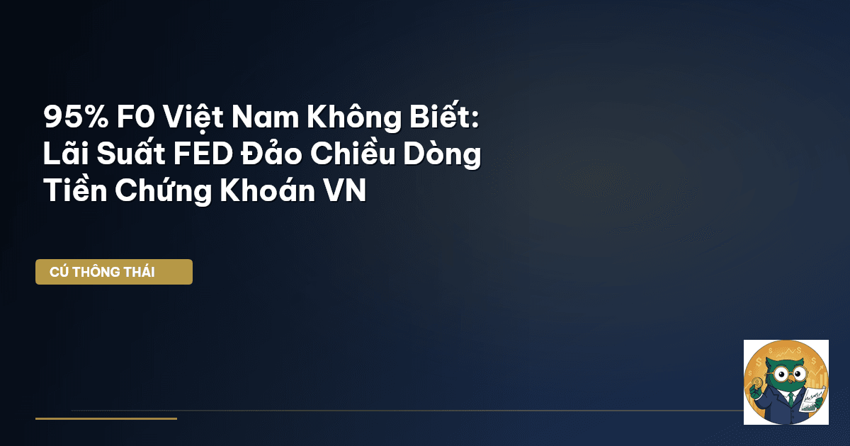 95% F0 Việt Nam Không Biết: Lãi Suất FED Đảo Chiều Dòng Tiền Chứng Khoán VN