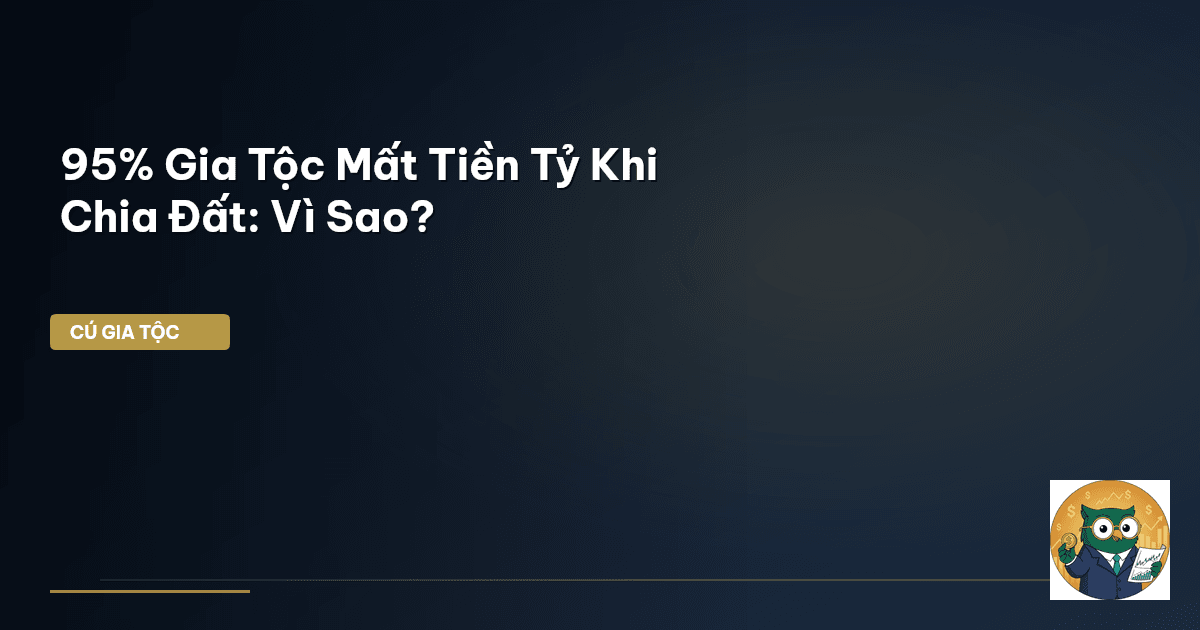 95% Gia Tộc Mất Tiền Tỷ Khi Chia Đất: Vì Sao?