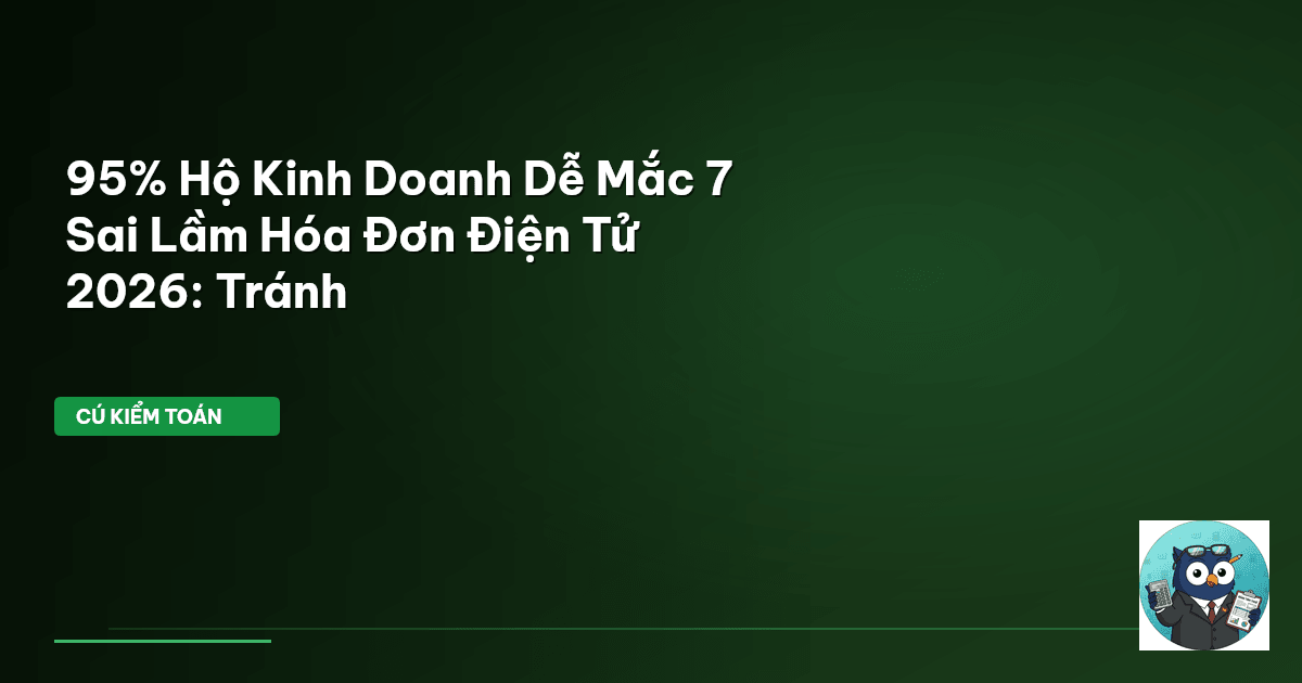 hóa đơn điện tử 2026