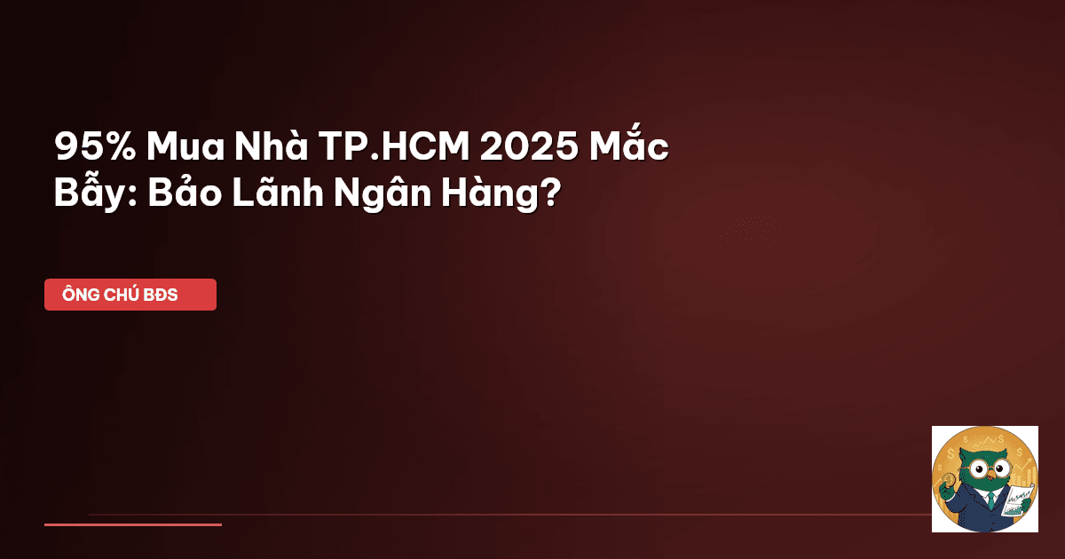 95% Mua Nhà TP.HCM 2025 Mắc Bẫy: Bảo Lãnh Ngân Hàng?