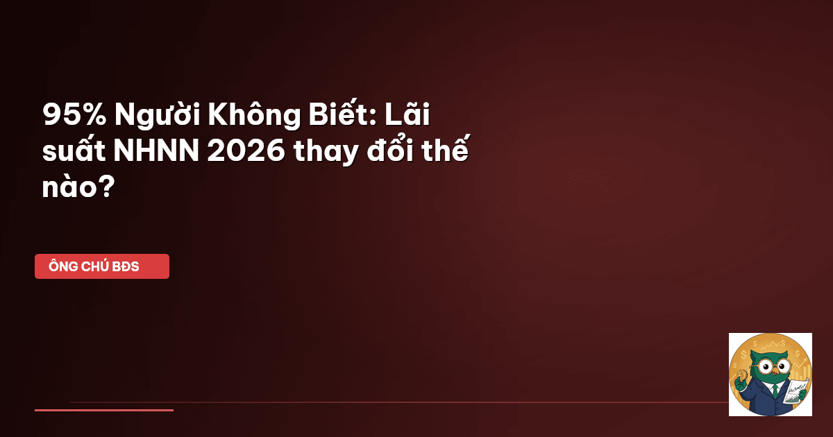 lãi suất NHNN 2026