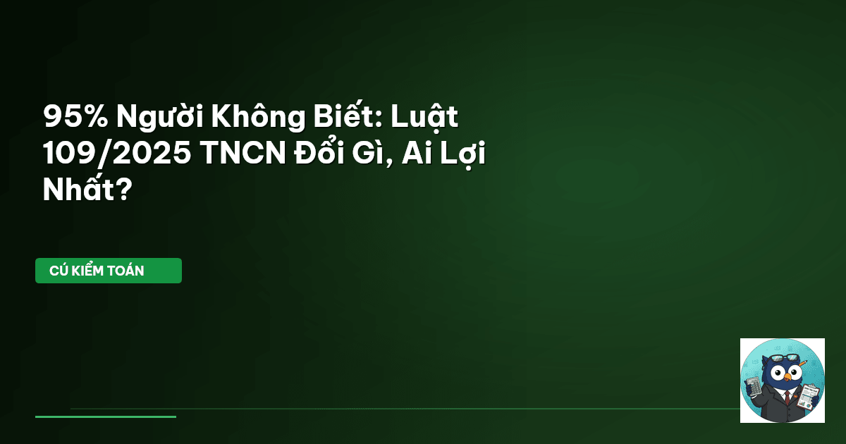 Luật Thuế TNCN 109/2025