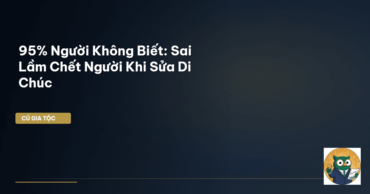 sửa đổi di chúc