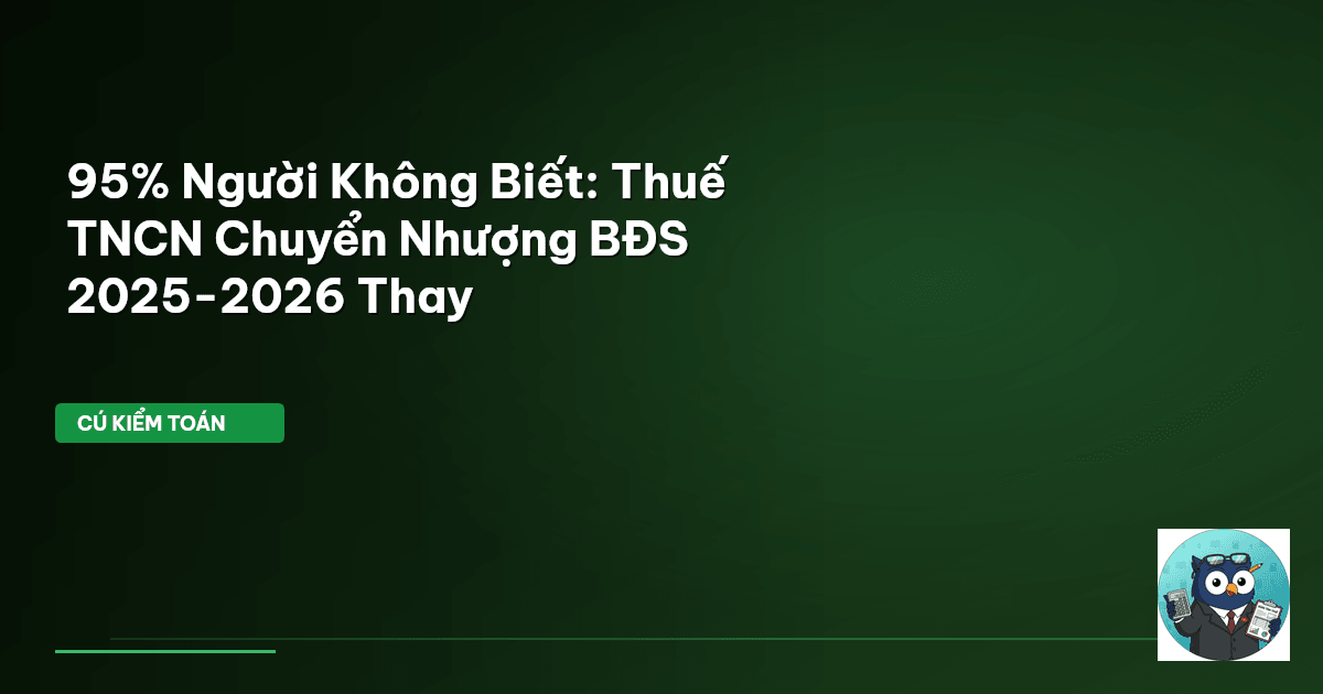 thuế TNCN chuyển nhượng BĐS