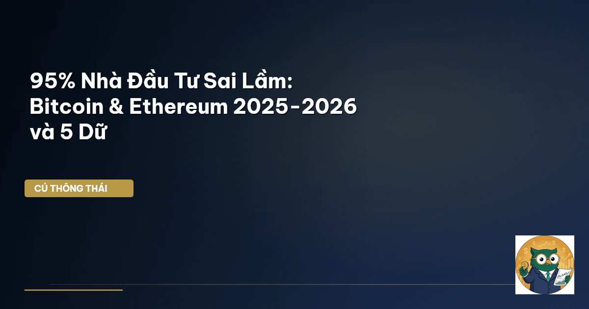 95% Nhà Đầu Tư Sai Lầm: Bitcoin & Ethereum 2025-2026 và 5 Dữ