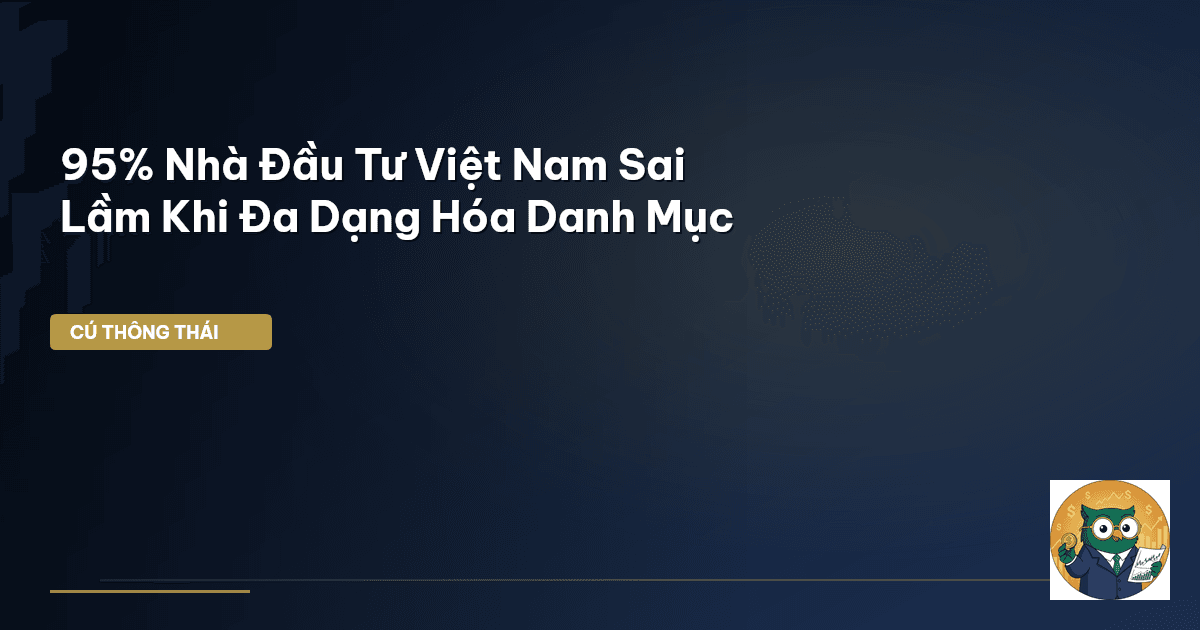 95% Nhà Đầu Tư Việt Nam Sai Lầm Khi Đa Dạng Hóa Danh Mục