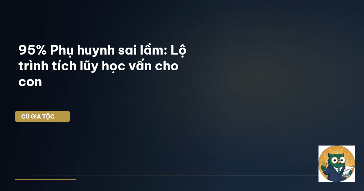 tích lũy cho con