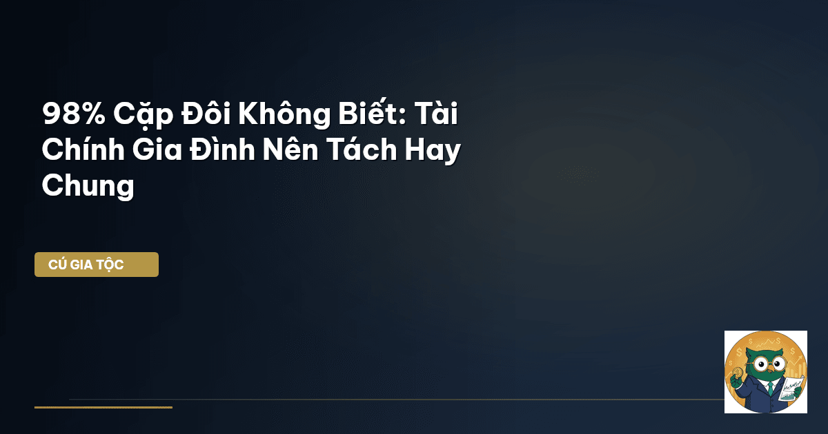 quản lý tài chính vợ chồng