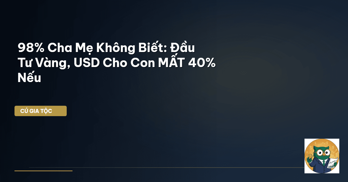 đầu tư vàng cho con