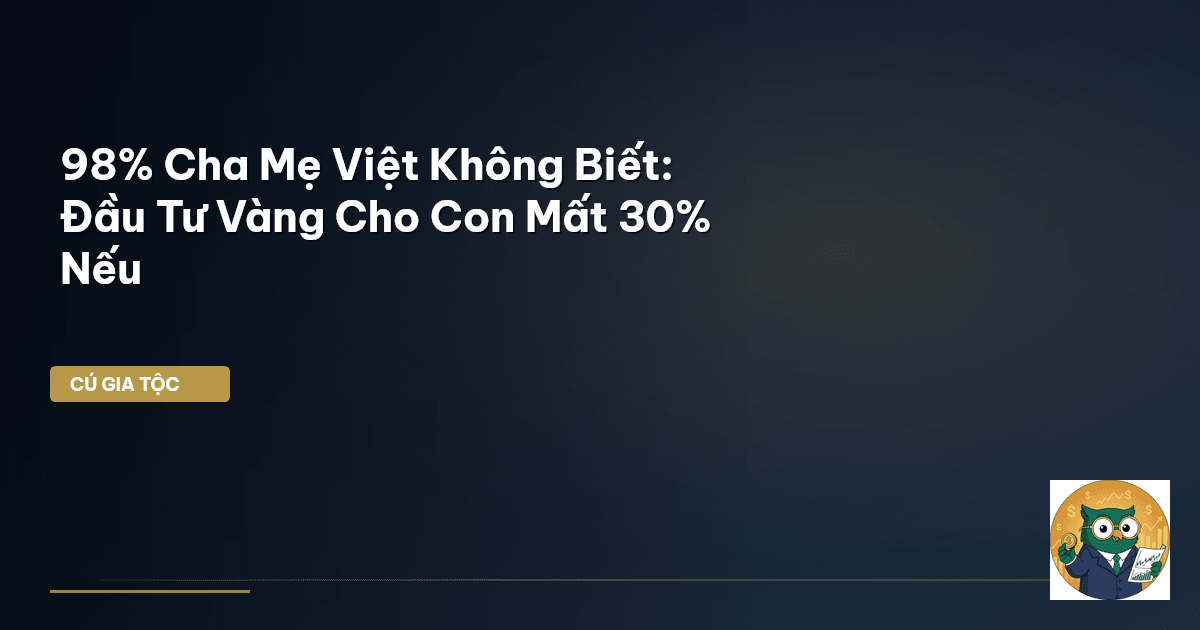 đầu tư vàng cho con