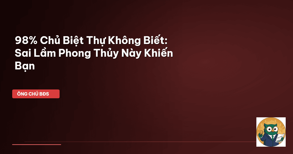 phong thủy biệt thự