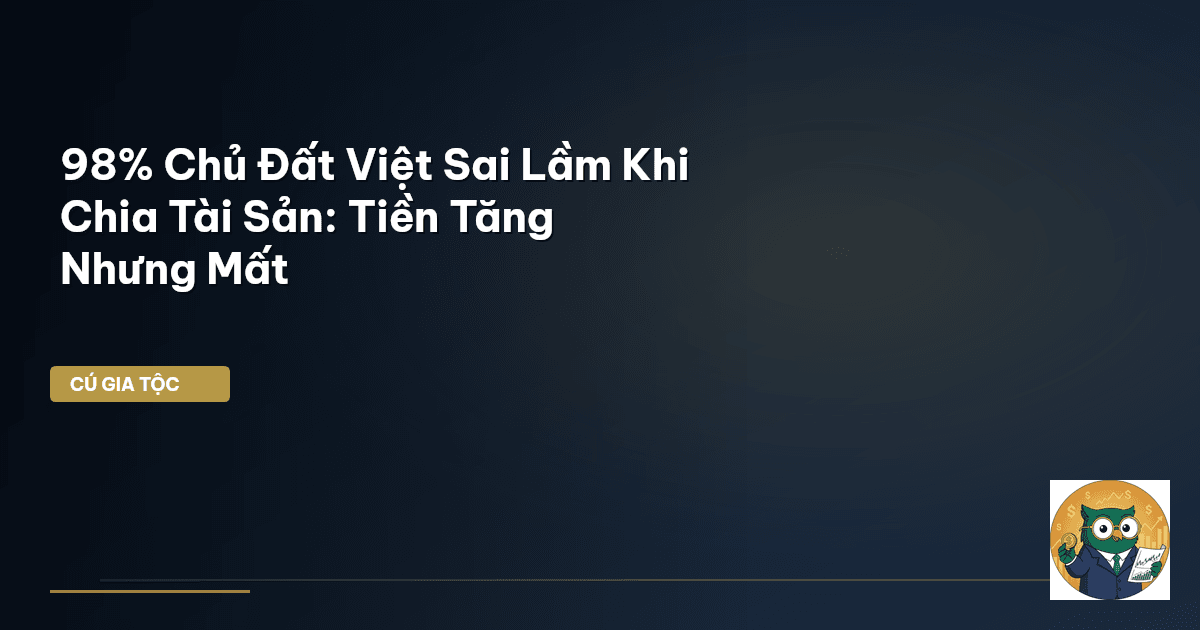 sai lầm chia tài sản