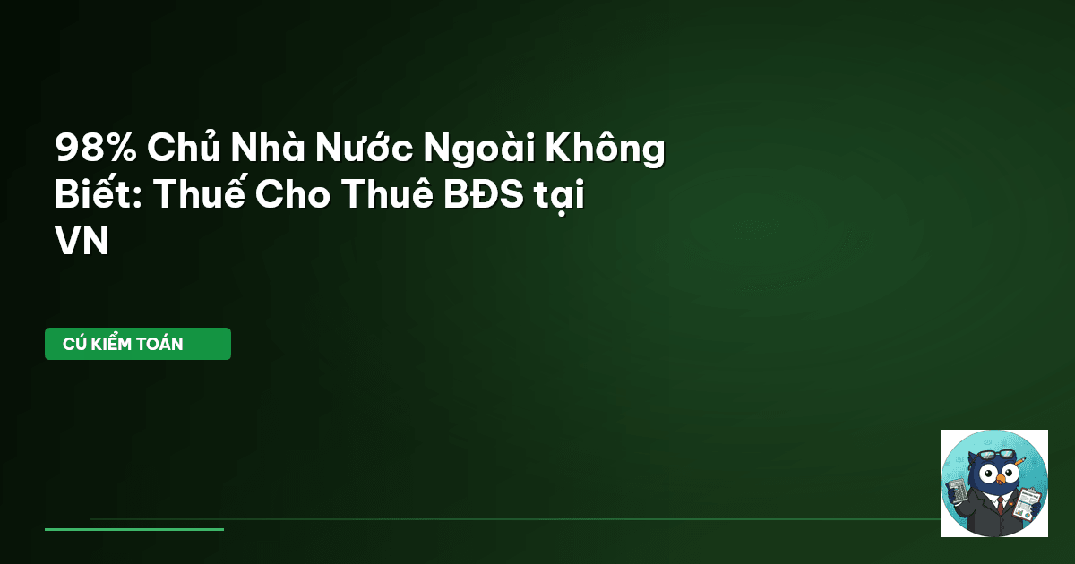 thuế chủ nhà nước ngoài