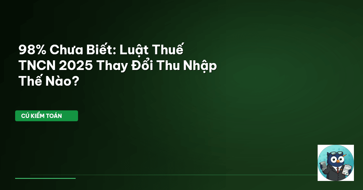 Luật Thuế TNCN 2025