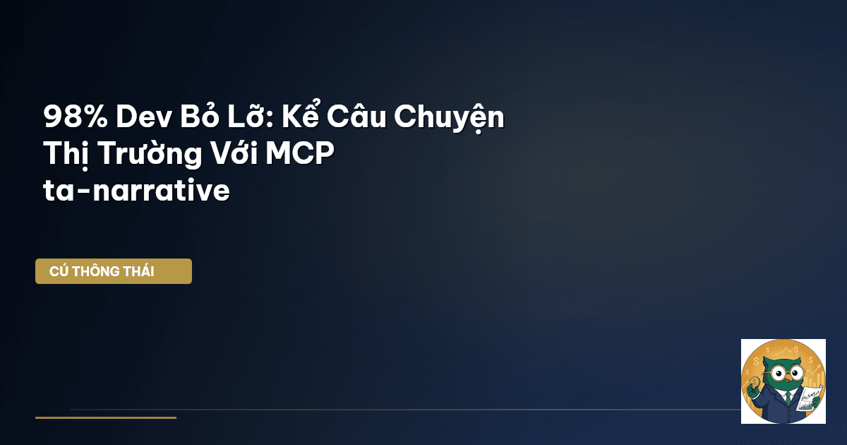 98% Dev Bỏ Lỡ: Kể Câu Chuyện Thị Trường Với MCP ta-narrative
