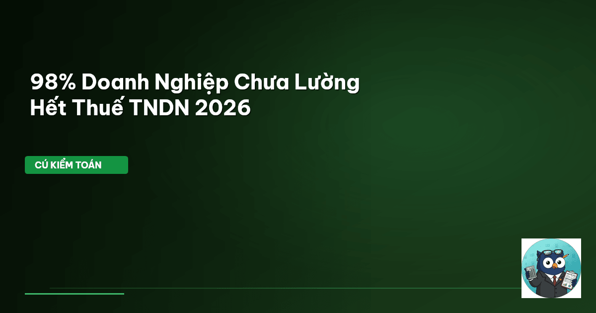 thuế TNDN 2026