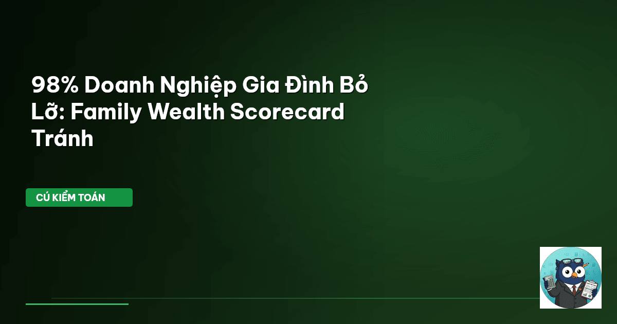 Family Wealth Scorecard