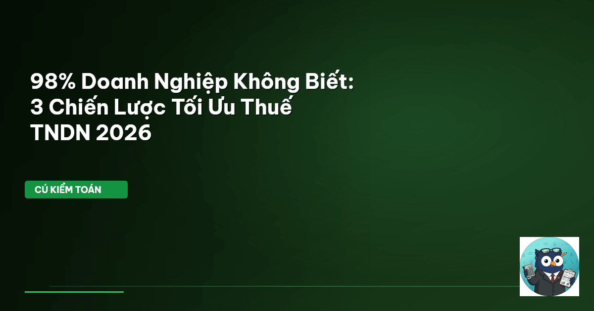 thuế TNDN 2026