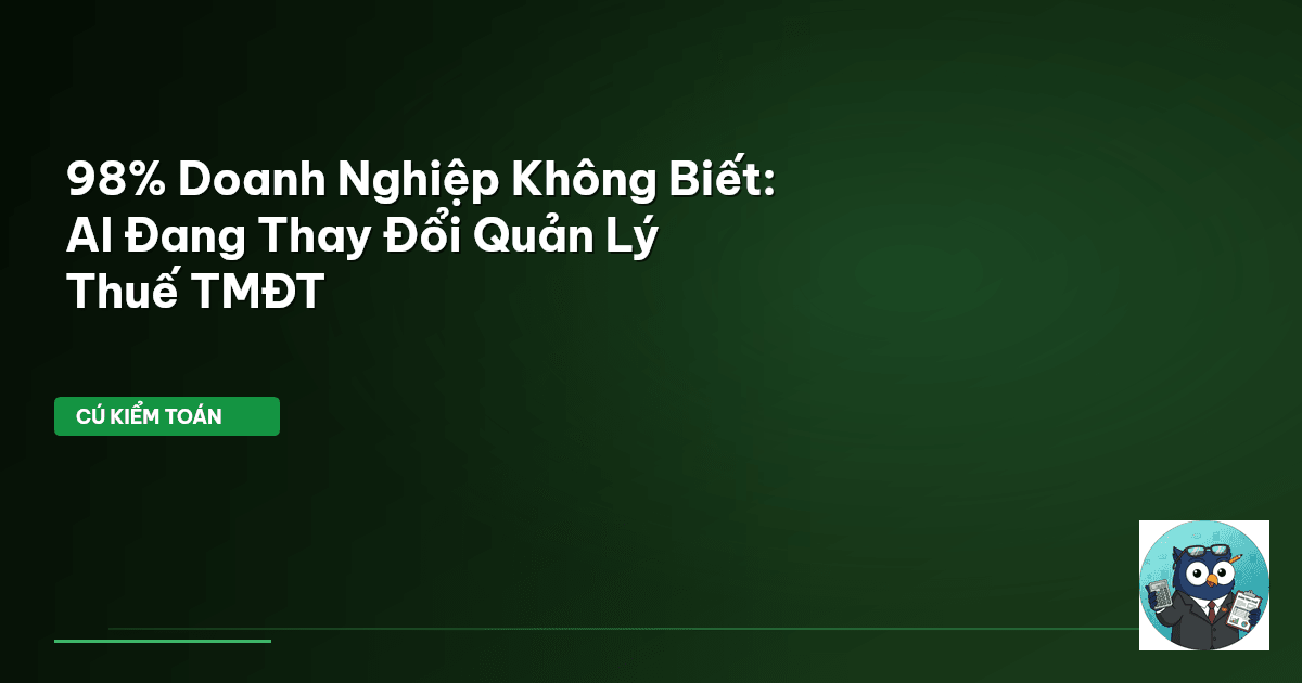AI quản lý thuế