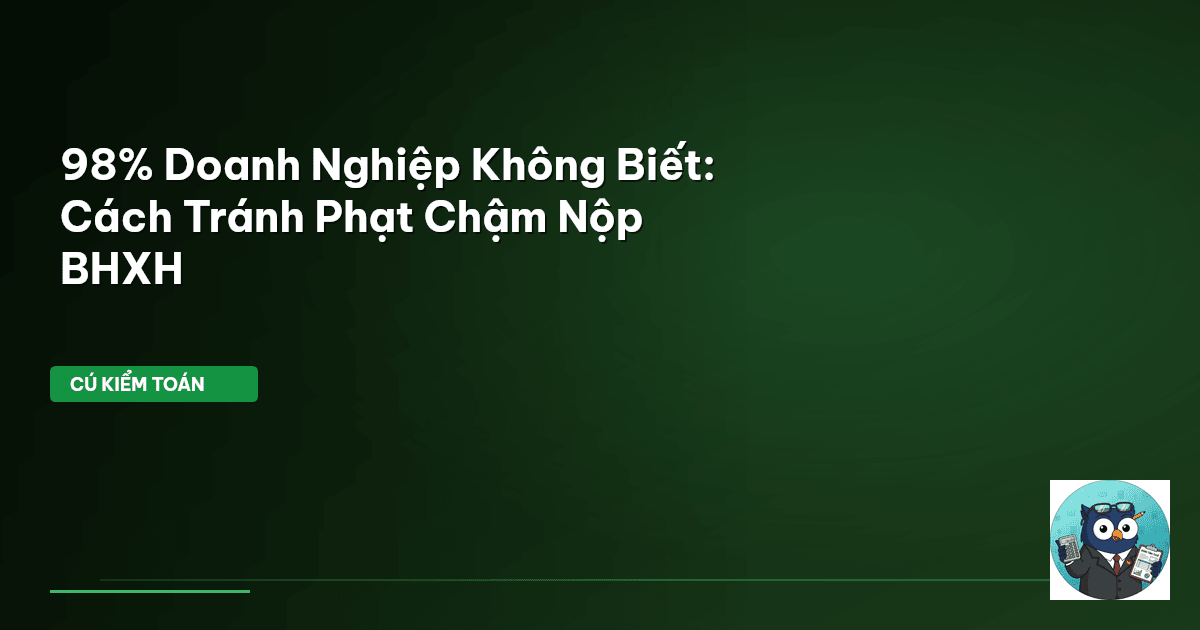 chậm nộp bhxh