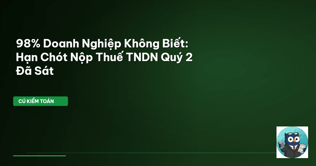 thuế TNDN quý 2