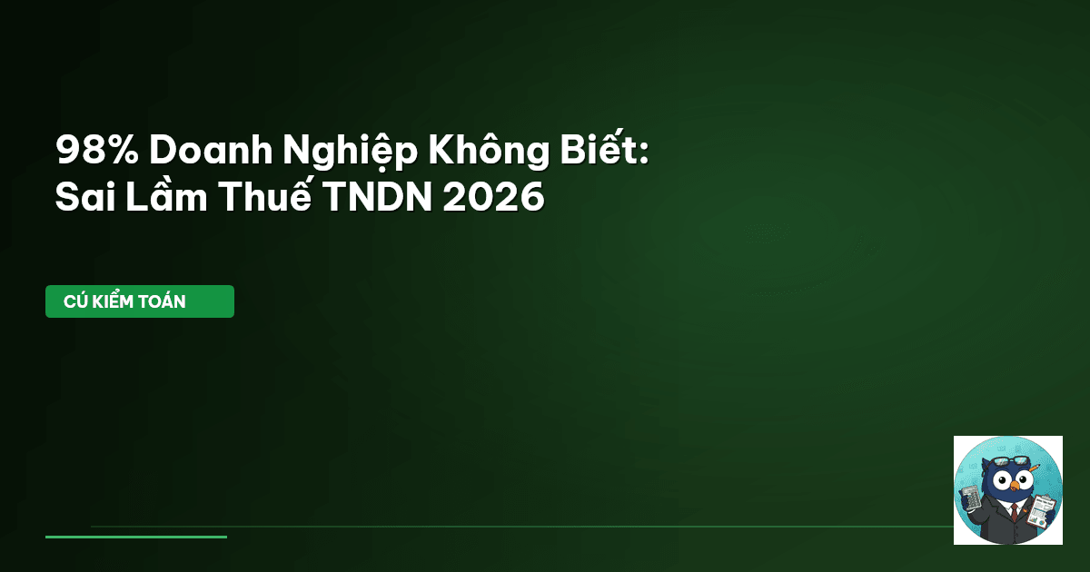 thuế doanh nghiệp 2026