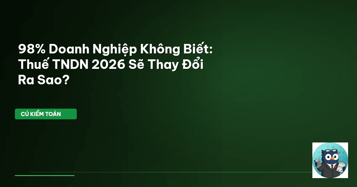 thuế TNDN 2026