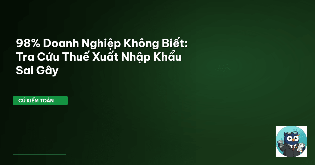 thuế xuất nhập khẩu