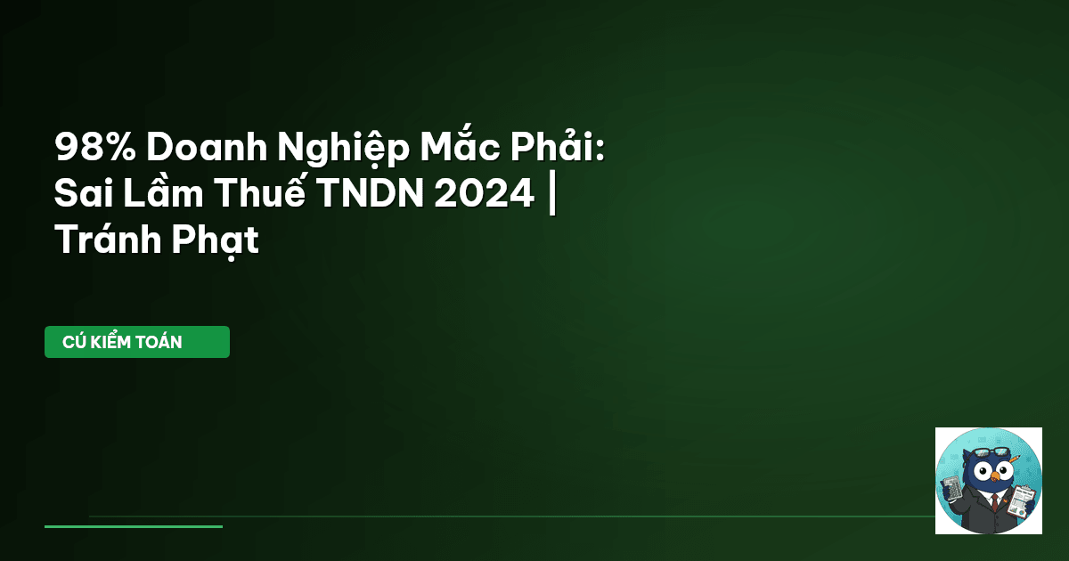 kê khai thuế TNDN