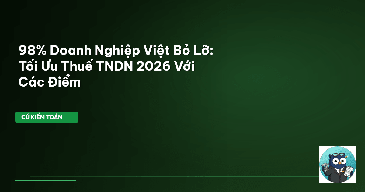 thuế tndn 2026