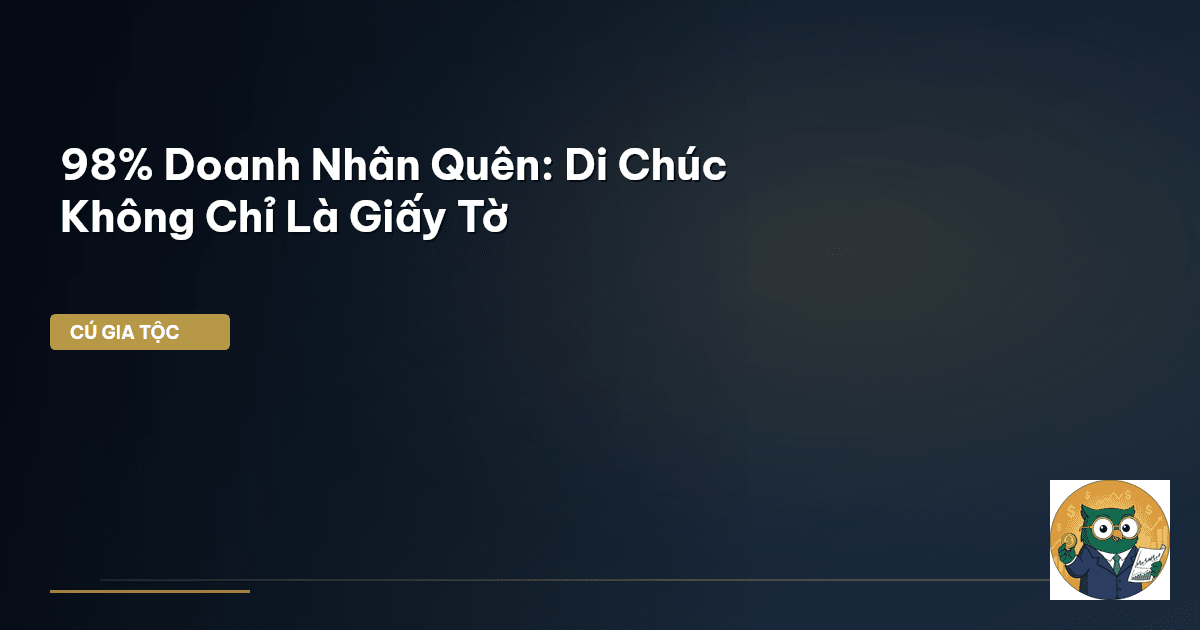 di chúc doanh nhân