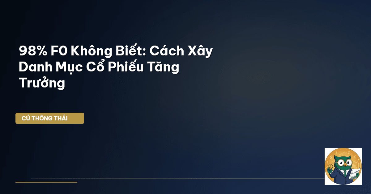 98% F0 Không Biết: Cách Xây Danh Mục Cổ Phiếu Tăng Trưởng