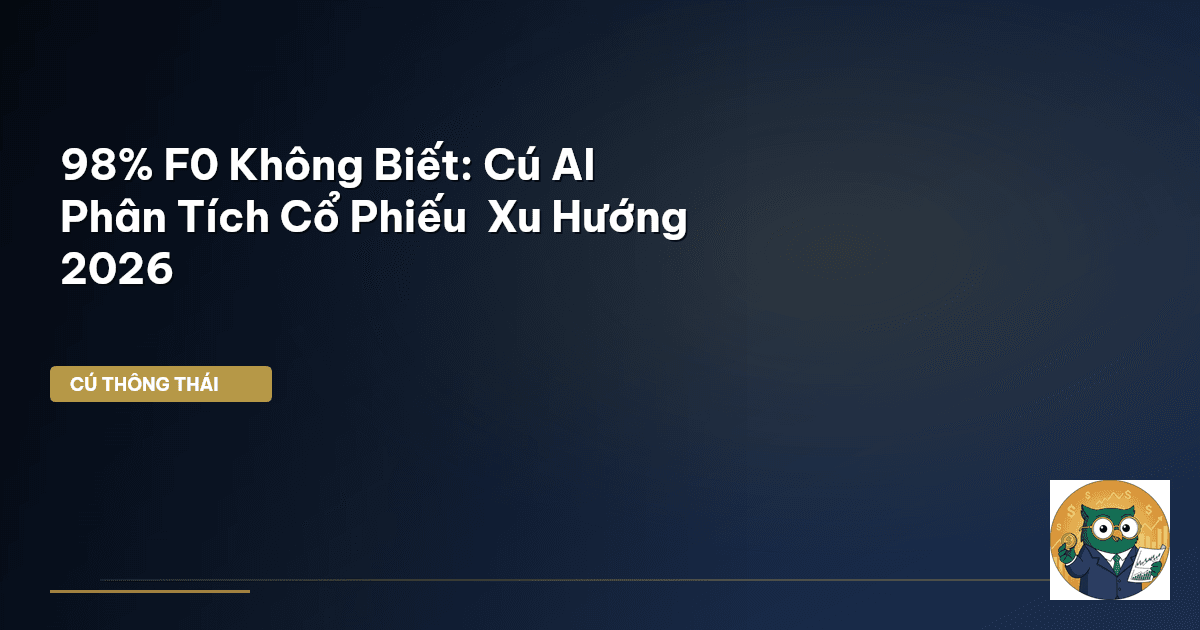 98% F0 Không Biết: Cú AI Phân Tích Cổ Phiếu – Xu Hướng 2026