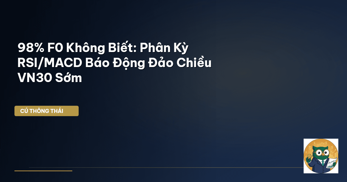 98% F0 Không Biết: Phân Kỳ RSI/MACD Báo Động Đảo Chiều VN30 Sớm
