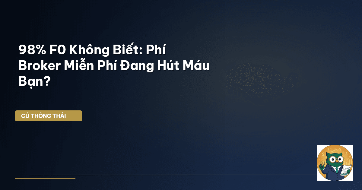 98% F0 Không Biết: Phí Broker ‘Miễn Phí’ Đang ‘Hút Máu’ Bạn?