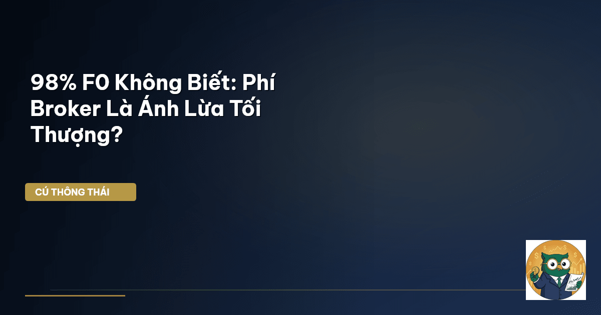 98% F0 Không Biết: Phí Broker Là Ánh Lừa Tối Thượng?